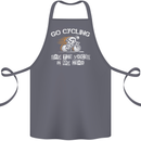 Go Cycling Say Voices in My Head Cyclist Cotton Apron 100% Organic Steel