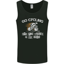 Go Cycling Say Voices in My Head Cyclist Mens Vest Tank Top Black