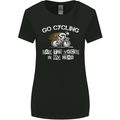 Go Cycling Say Voices in My Head Cyclist Womens Wider Cut T-Shirt Black