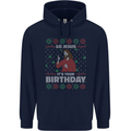 Go Jesus It's Your Birthday Funny Christmas Childrens Kids Hoodie Navy Blue