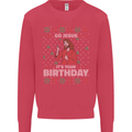 Go Jesus It's Your Birthday Funny Christmas Kids Sweatshirt Jumper Heliconia