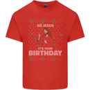 Go Jesus It's Your Birthday Funny Christmas Kids T-Shirt Childrens Red