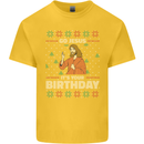 Go Jesus It's Your Birthday Funny Christmas Kids T-Shirt Childrens Yellow