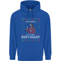 Go Jesus It's Your Birthday Funny Christmas Mens 80% Cotton Hoodie Royal Blue
