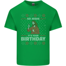 Go Jesus It's Your Birthday Funny Christmas Mens Cotton T-Shirt Tee Top Irish Green