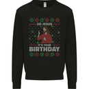 Go Jesus It's Your Birthday Funny Christmas Mens Sweatshirt Jumper Black