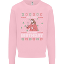 Go Jesus It's Your Birthday Funny Christmas Mens Sweatshirt Jumper Light Pink
