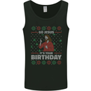 Go Jesus It's Your Birthday Funny Christmas Mens Vest Tank Top Black