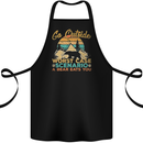 Go Outside Funny Camping Hiking Trekking Cotton Apron 100% Organic Black