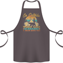 Go Outside Funny Camping Hiking Trekking Cotton Apron 100% Organic Dark Grey