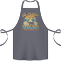 Go Outside Funny Camping Hiking Trekking Cotton Apron 100% Organic Steel