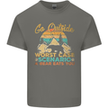 Go Outside Funny Camping Hiking Trekking Kids T-Shirt Childrens Charcoal