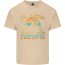 Go Outside Funny Camping Hiking Trekking Mens Cotton T-Shirt Tee Top Sand