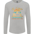Go Outside Funny Camping Hiking Trekking Mens Long Sleeve T-Shirt Sports Grey