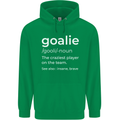 Goalie Keeper Football Ice Hockey Funny Childrens Kids Hoodie Irish Green