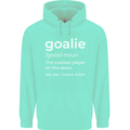 Goalie Keeper Football Ice Hockey Funny Childrens Kids Hoodie Peppermint