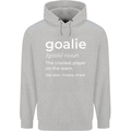 Goalie Keeper Football Ice Hockey Funny Childrens Kids Hoodie Sports Grey