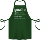 Goalie Keeper Football Ice Hockey Funny Cotton Apron 100% Organic Forest Green