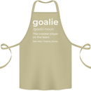 Goalie Keeper Football Ice Hockey Funny Cotton Apron 100% Organic Khaki