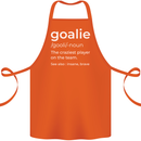 Goalie Keeper Football Ice Hockey Funny Cotton Apron 100% Organic Orange