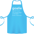 Goalie Keeper Football Ice Hockey Funny Cotton Apron 100% Organic Turquoise