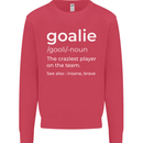 Goalie Keeper Football Ice Hockey Funny Kids Sweatshirt Jumper Heliconia