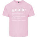 Goalie Keeper Football Ice Hockey Funny Kids T-Shirt Childrens Light Pink