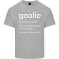 Goalie Keeper Football Ice Hockey Funny Kids T-Shirt Childrens Sports Grey
