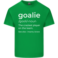 Goalie Keeper Football Ice Hockey Funny Mens Cotton T-Shirt Tee Top Irish Green