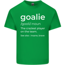 Goalie Keeper Football Ice Hockey Funny Mens Cotton T-Shirt Tee Top Irish Green