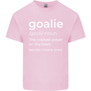 Goalie Keeper Football Ice Hockey Funny Mens Cotton T-Shirt Tee Top Light Pink
