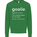 Goalie Keeper Football Ice Hockey Funny Mens Sweatshirt Jumper Irish Green