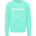 Goalie Keeper Football Ice Hockey Funny Mens Sweatshirt Jumper Peppermint