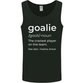 Goalie Keeper Football Ice Hockey Funny Mens Vest Tank Top Black