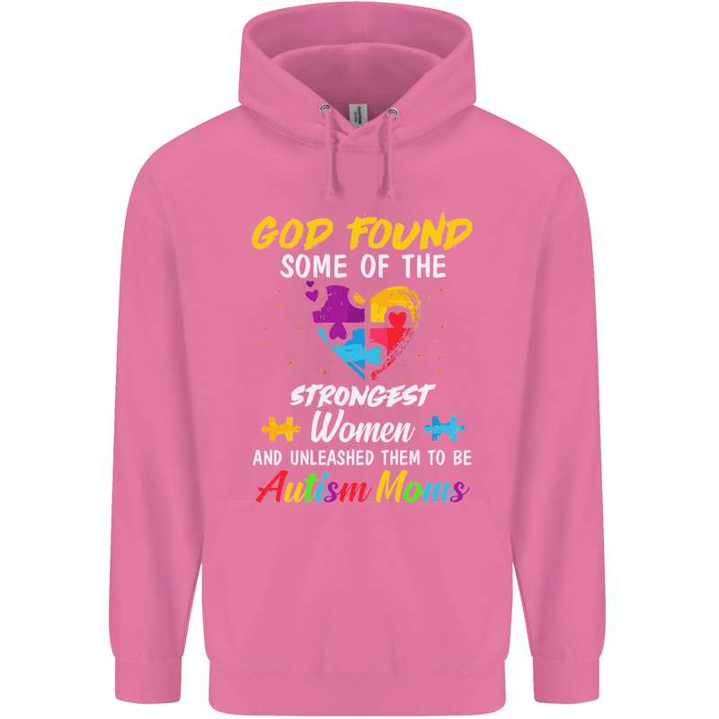 God Found Autism Moms Autistic ASD Mens 80% Cotton Hoodie Azelea