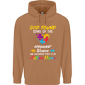 God Found Autism Moms Autistic ASD Mens 80% Cotton Hoodie Caramel Latte