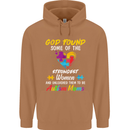 God Found Autism Moms Autistic ASD Mens 80% Cotton Hoodie Caramel Latte