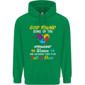 God Found Autism Moms Autistic ASD Mens 80% Cotton Hoodie Irish Green
