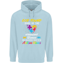 God Found Autism Moms Autistic ASD Mens 80% Cotton Hoodie Light Blue