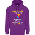 God Found Autism Moms Autistic ASD Mens 80% Cotton Hoodie Purple