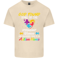 God Found Autism Moms Autistic ASD Mens Cotton T-Shirt Tee Top Natural