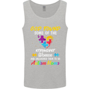 God Found Autism Moms Autistic ASD Mens Vest Tank Top Sports Grey