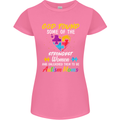 God Found Autism Moms Autistic ASD Womens Petite Cut T-Shirt Azalea