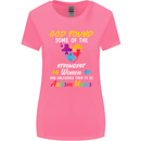 God Found Autism Moms Autistic ASD Womens Wider Cut T-Shirt Azalea