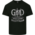 God of Thunder Gym Training Top Vikings Mens Cotton T-Shirt Tee Top Black