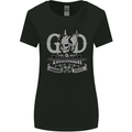 God of Thunder Gym Training Top Vikings Womens Wider Cut T-Shirt Black