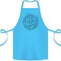 Goddess Shiva Hindu God Hinduism Religion Cotton Apron 100% Organic Turquoise