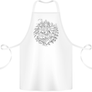 Goddess Shiva Hindu God Hinduism Religion Cotton Apron 100% Organic White