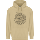 Goddess Shiva Hindu God Hinduism Religion Mens 80% Cotton Hoodie Sand
