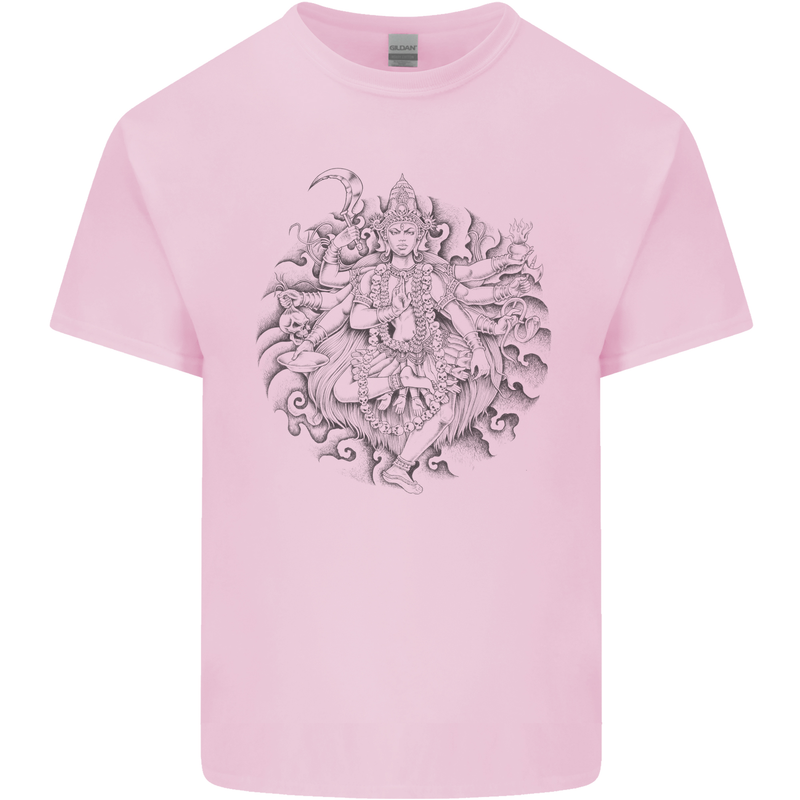 Goddess Shiva Hindu God Hinduism Religion Mens Cotton T-Shirt Tee Top Light Pink